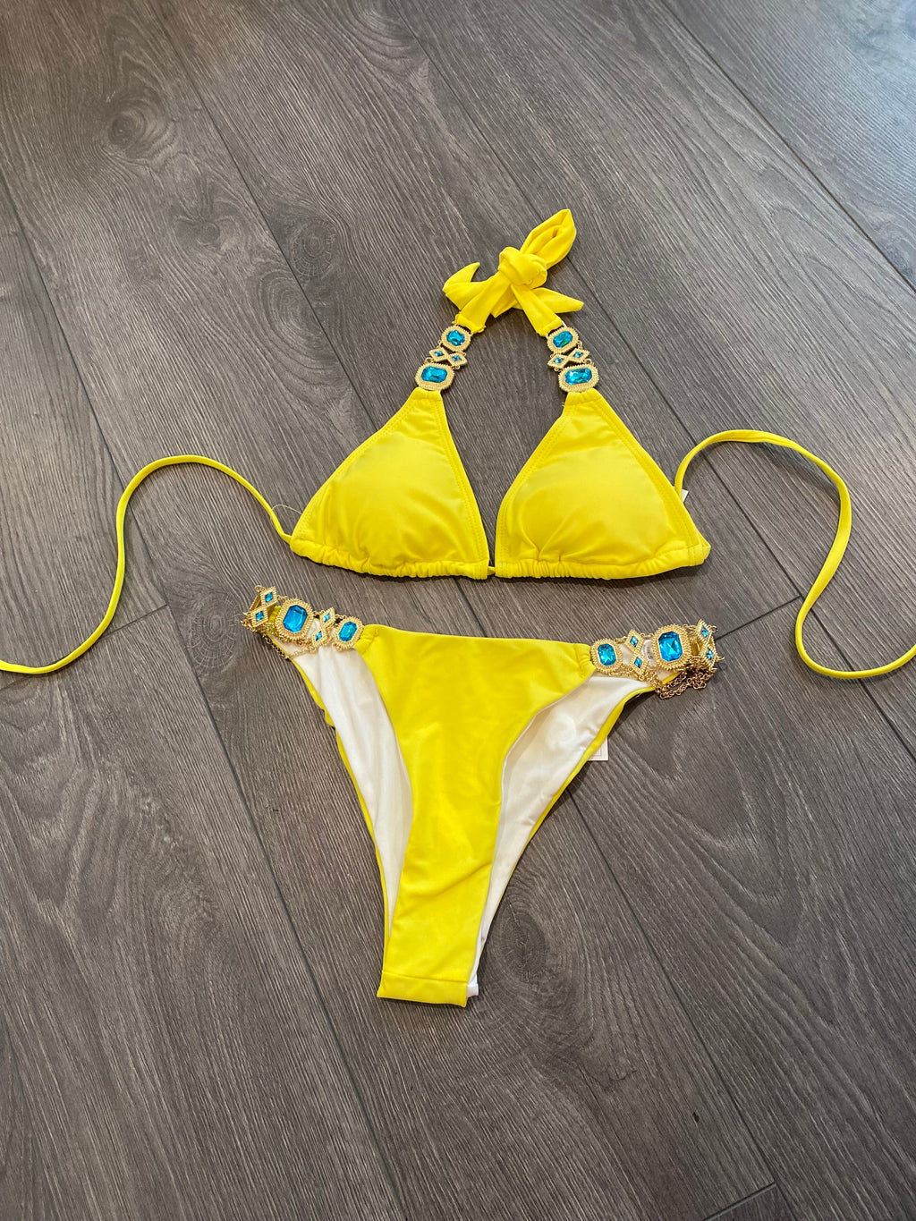 Jewel 2-piece Swimsuit- Yellow